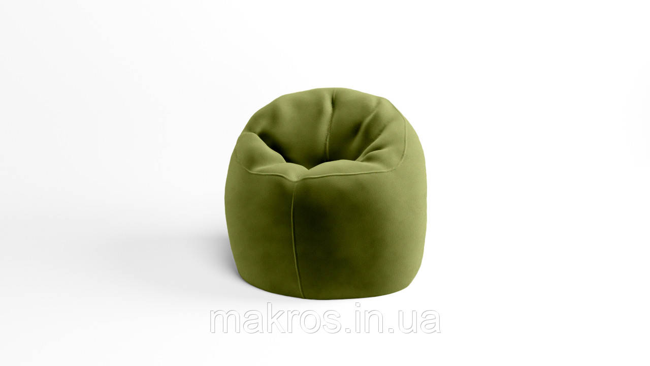 Крісло - мішок SkyPuff Хмаринка 85 см Велюр Virginia Green