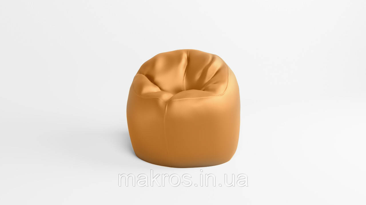 Крісло - мішок SkyPuff Хмаринка 85 см Екошкіра Zeus Delux Brick