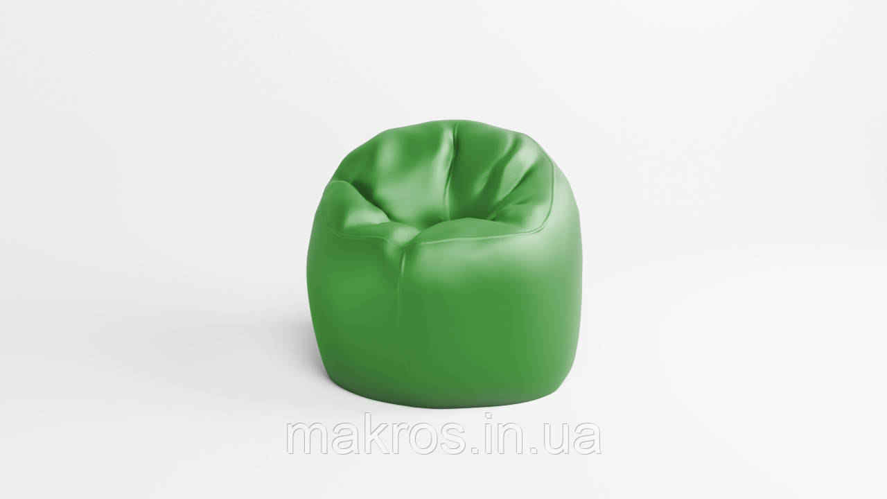 Крісло - мішок SkyPuff Хмаринка 100 см Екошкіра Zeus Delux Green