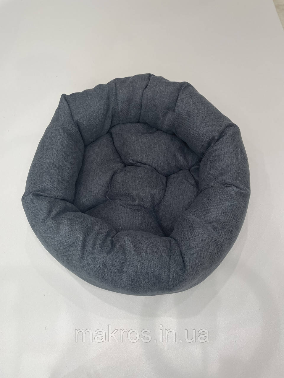 Лежак для котів і собак SKYPUFF 60 см Graphite + Graphite