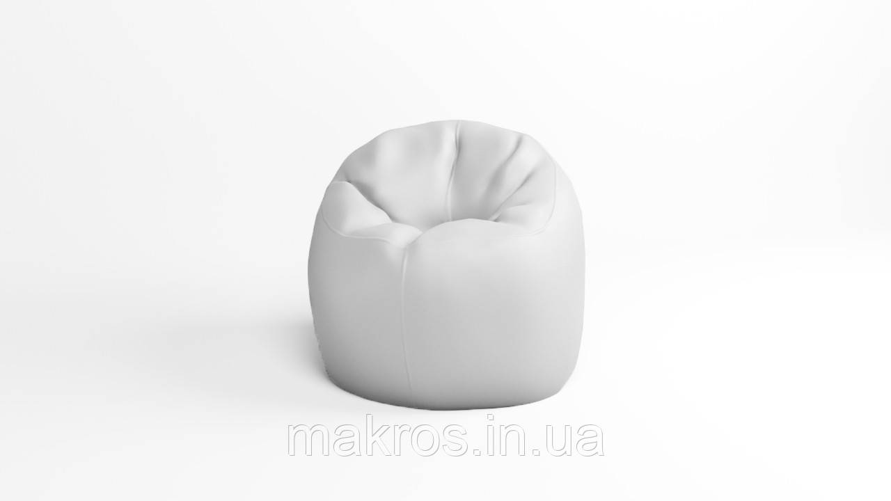 Крісло - мішок SkyPuff Хмаринка 100 см Оксфорд 600D.PU.WR 101 Білий, фото 1