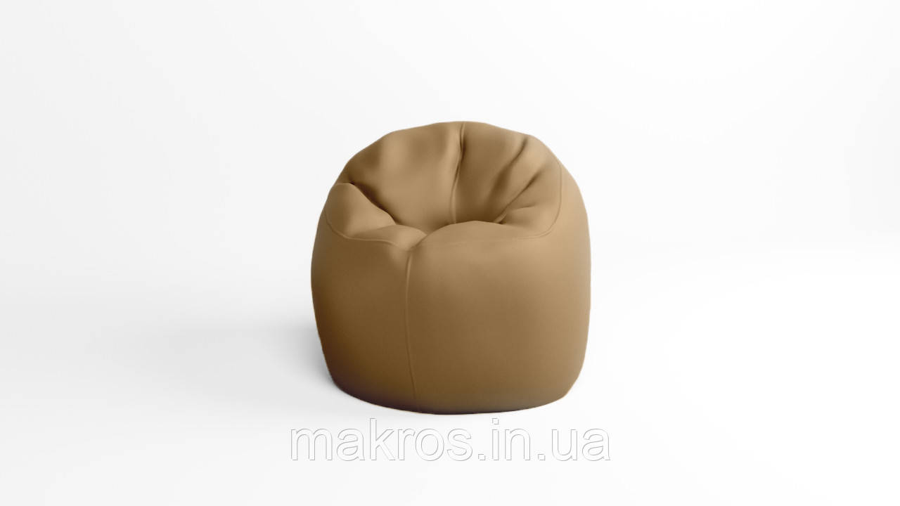 Крісло - мішок SkyPuff Хмаринка 100 см Оксфорд 600D.PU.WR 115 Бронзовий