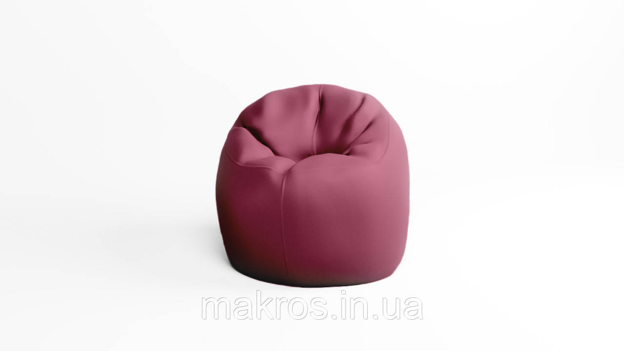 Крісло - мішок SkyPuff Хмаринка 85 см Оксфорд 600D.PU.WR 179 Бордовий