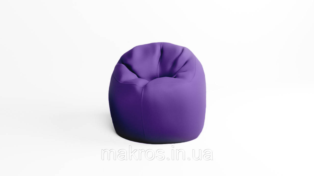 Крісло - мішок SkyPuff Хмаринка 100 см Оксфорд 600D.PU.WR 193 Сливовий