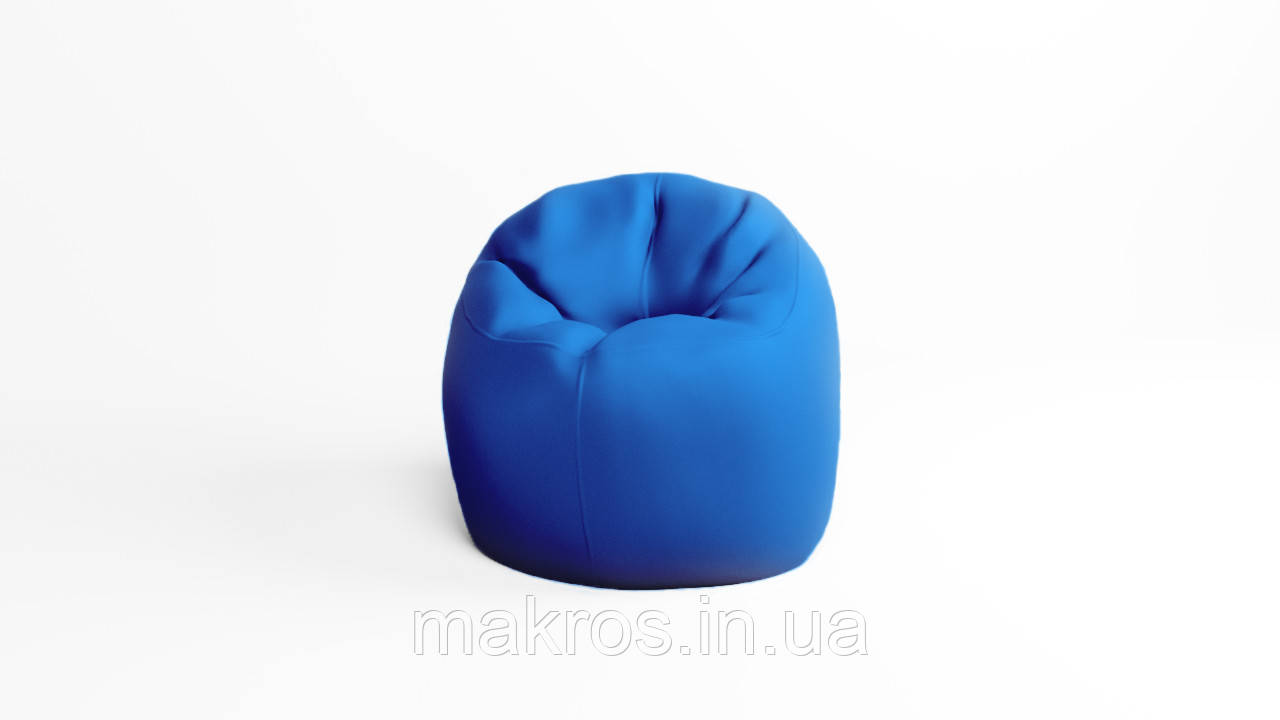 Крісло - мішок SkyPuff Хмаринка 85 см Оксфорд 600D.PU.WR 213 Васильковий