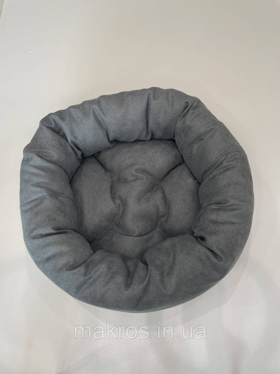 Лежак для котів і собак SKYPUFF 60 см Gray + Gray