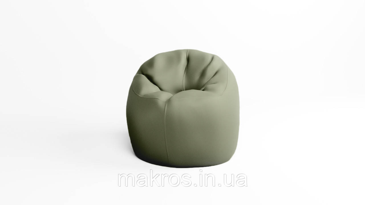 Крісло - мішок SkyPuff Хмаринка 85 см Оксфорд 600D.PU.WR 263 Хакі світлий