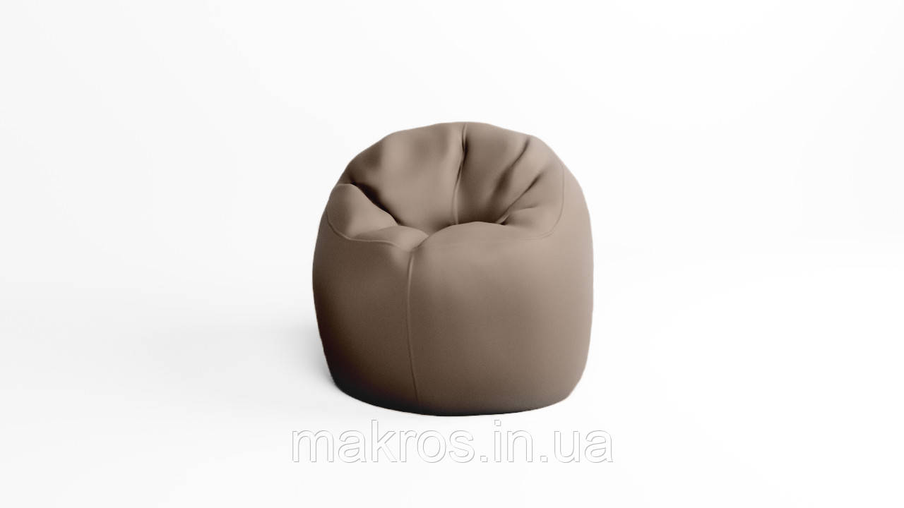 Крісло - мішок SkyPuff Хмаринка 100 см Оксфорд 600D.PU.WR 293 Капучіно