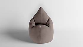 Крісло - мішок SkyPuff Краплинка 120х80 Велюр Allure Beige