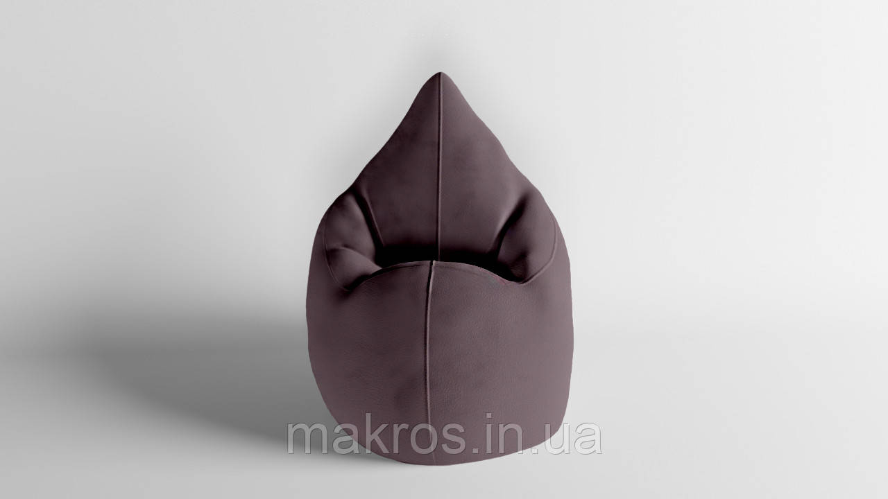 Крісло - мішок SkyPuff Краплинка 120х80 Велюр Allure Dusty rose