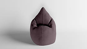 Крісло - мішок SkyPuff Краплинка 120х80 Велюр Allure Dusty rose