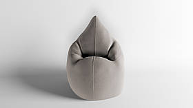 Крісло - мішок SkyPuff Краплинка 120х80 Велюр Energy Marble