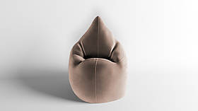 Крісло - мішок SkyPuff Краплинка 120х80 Велюр Florida Beige