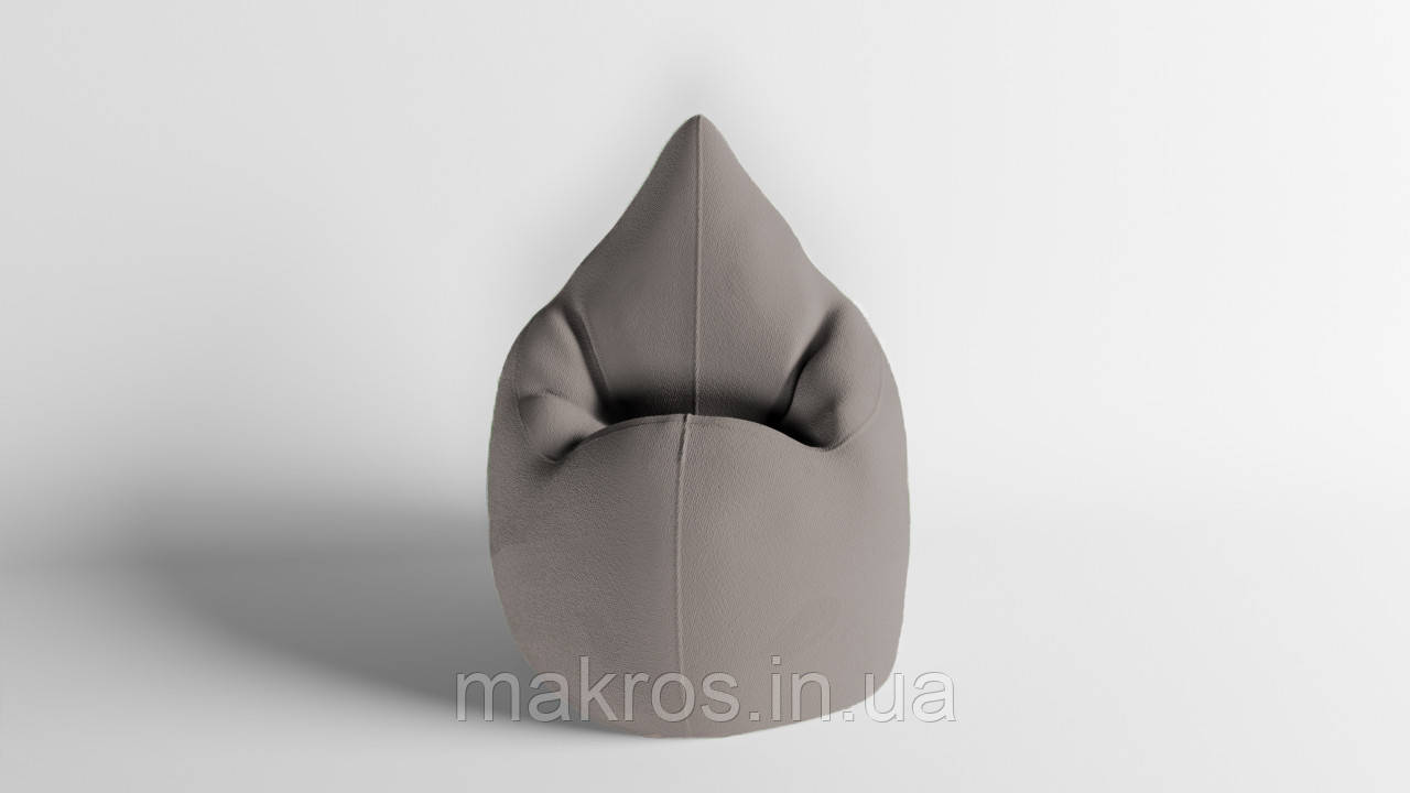 Крісло - мішок SkyPuff Краплинка 120х80 Велюр Victory Beige