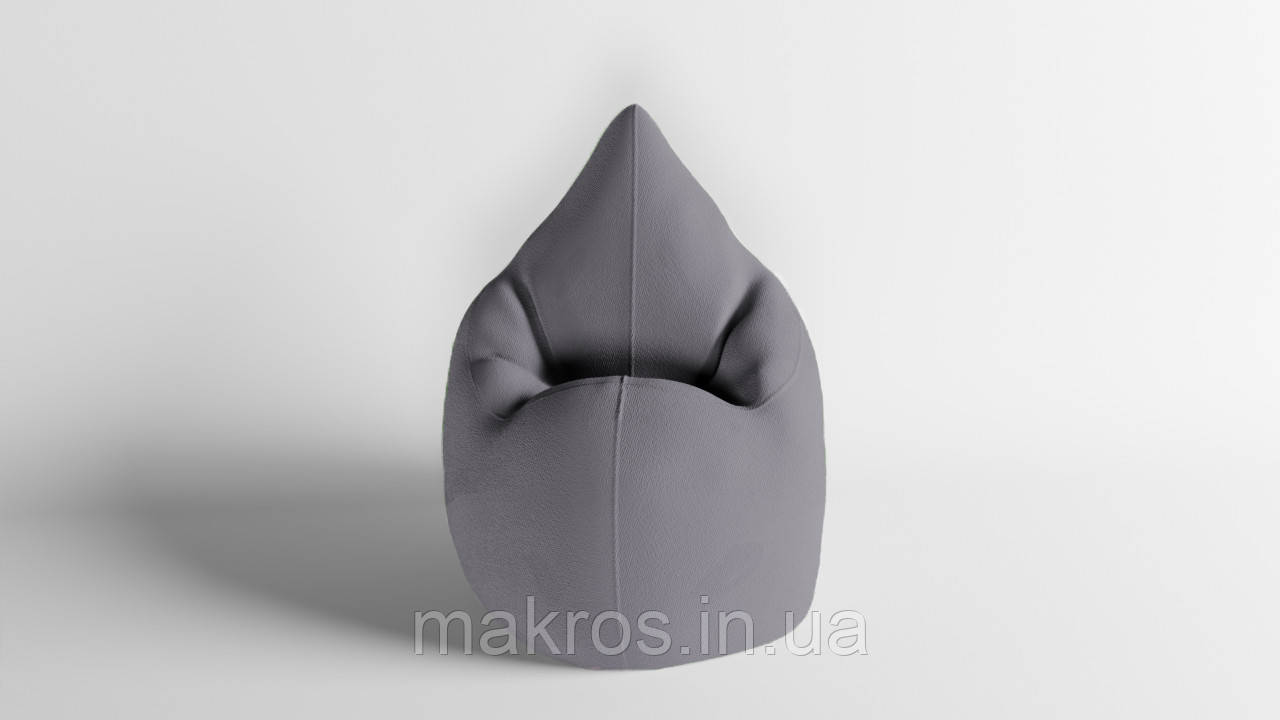 Крісло - мішок SkyPuff Краплинка 120х80 Велюр Victory Dusty Lilac