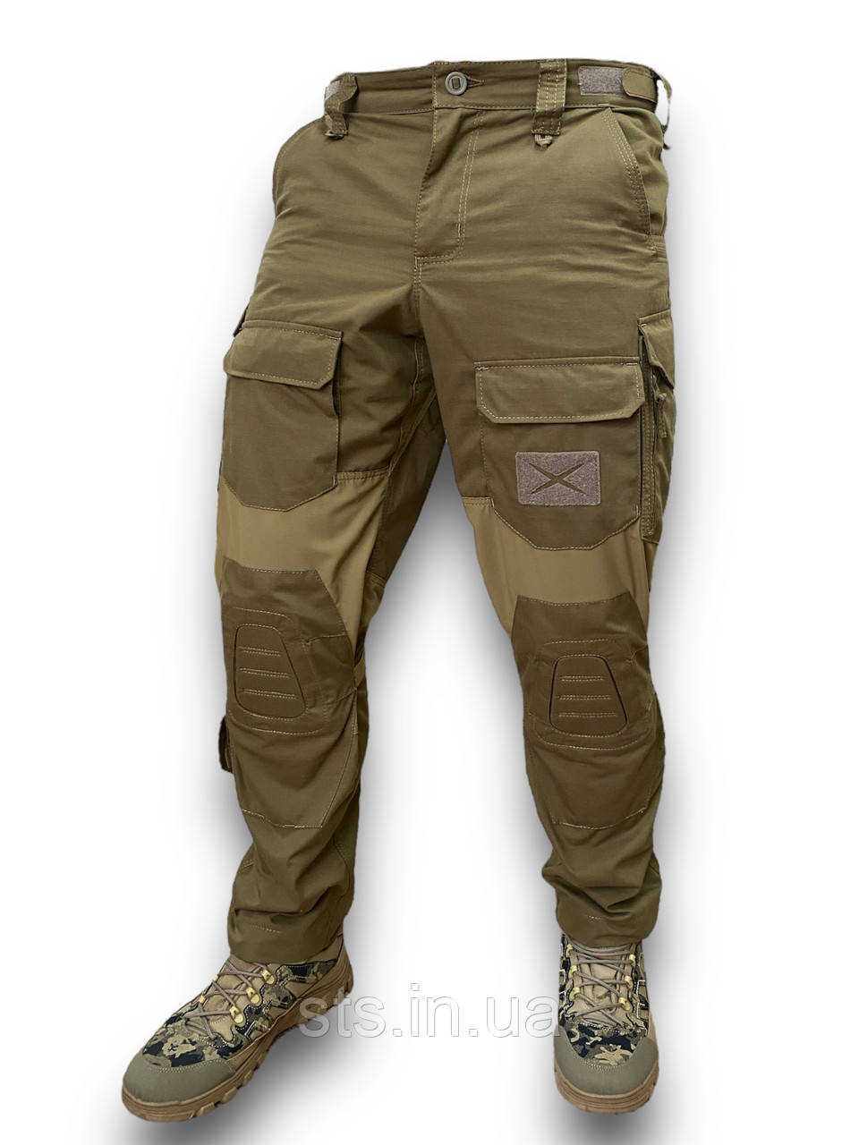 Штани тактичні СпН Combat Pro Khaki 46/3 46/4 46/5 48/3 48/4 48/5 50/3 50/4 50/5 52/4 52/5 54/5 56/4 56/5, фото 1