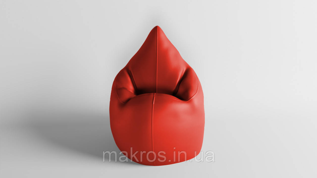 Крісло - мішок SkyPuff Краплинка 120х80 Екошкіра Zeus Delux Rad, фото 1