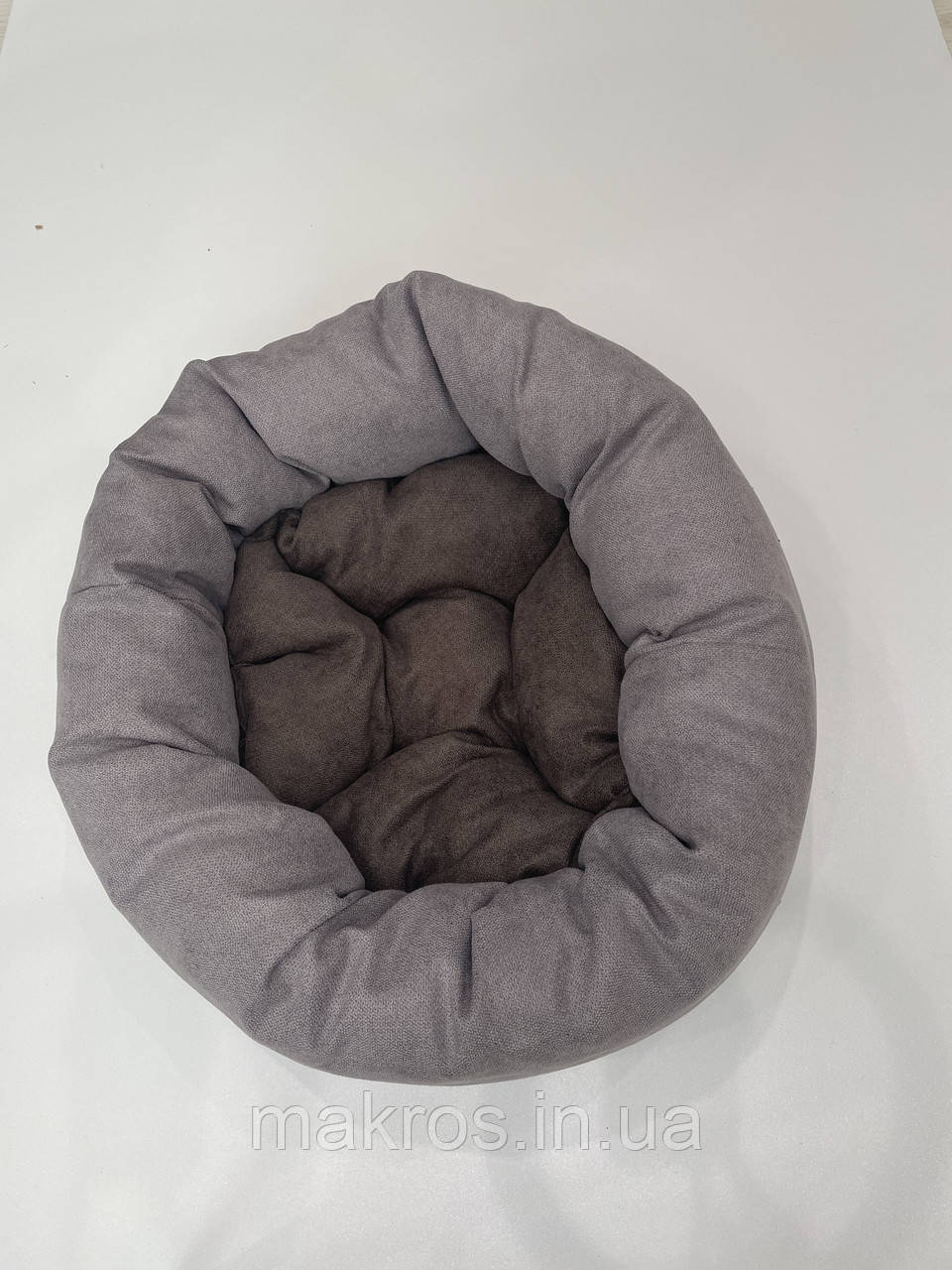 Лежак для котів і собак SKYPUFF 50 см Great Taupe + Chocolate