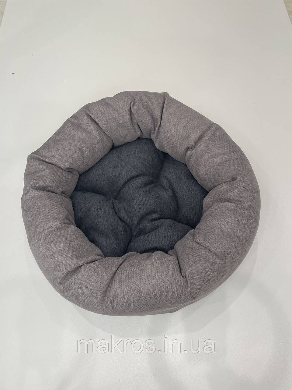 Лежак для котів і собак SKYPUFF 60 см Great Taupe + Graphite