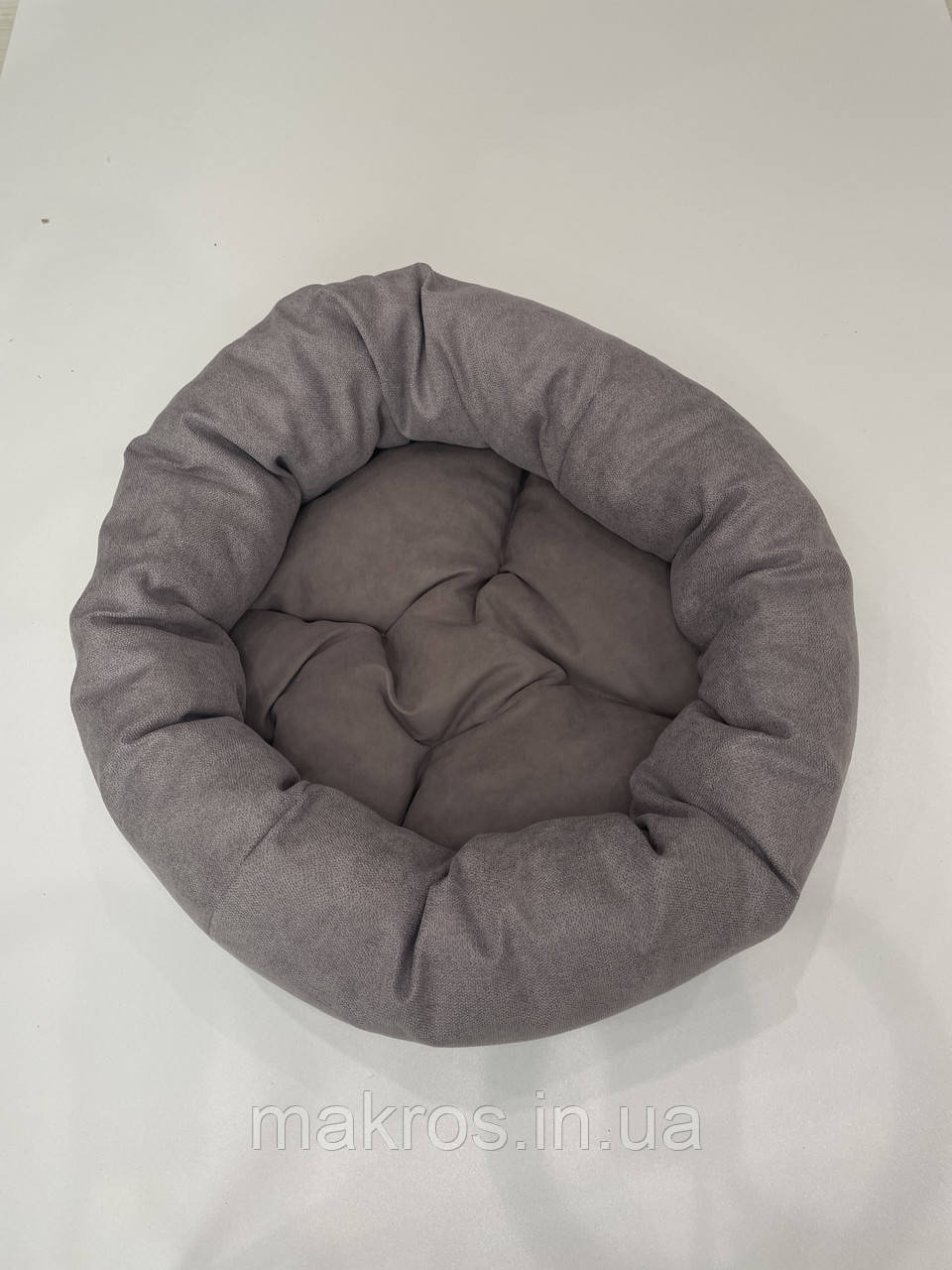 Лежак для котів і собак SKYPUFF 60 см Great Taupe + Latte