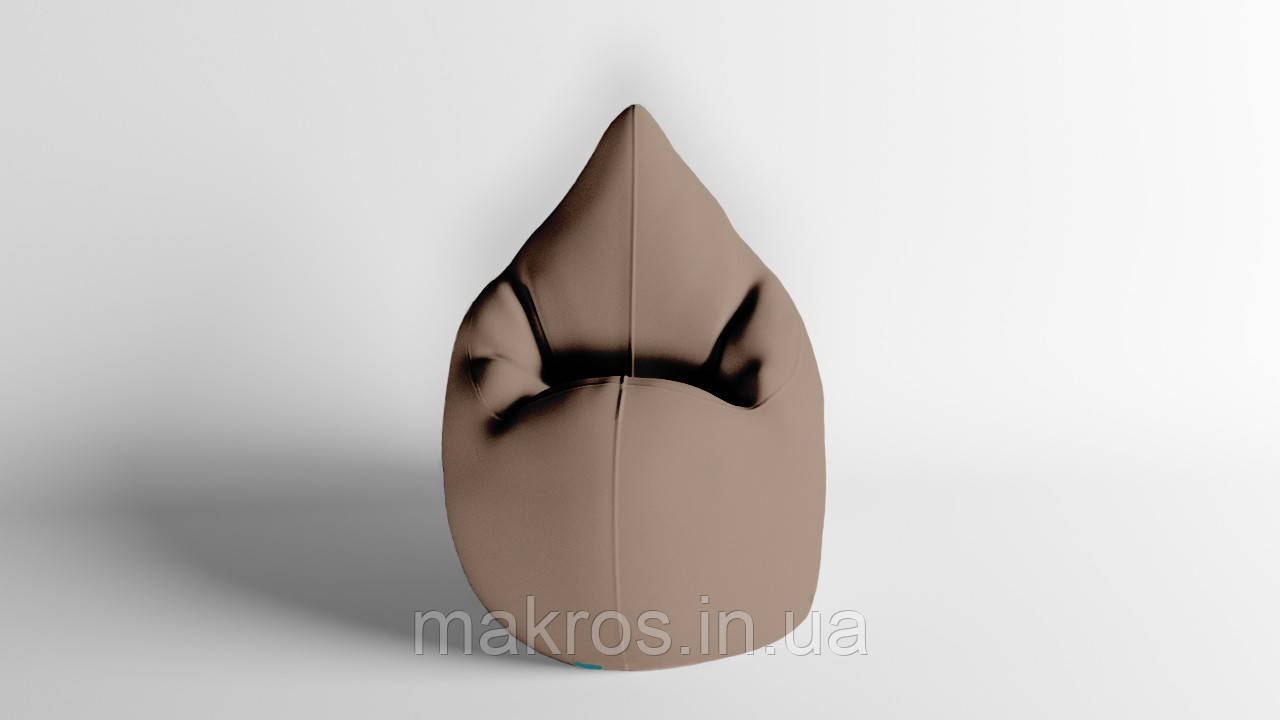 Крісло - мішок SkyPuff Краплинка 120х80 Оксфорд 600D.PU.WR 293 Капучіно