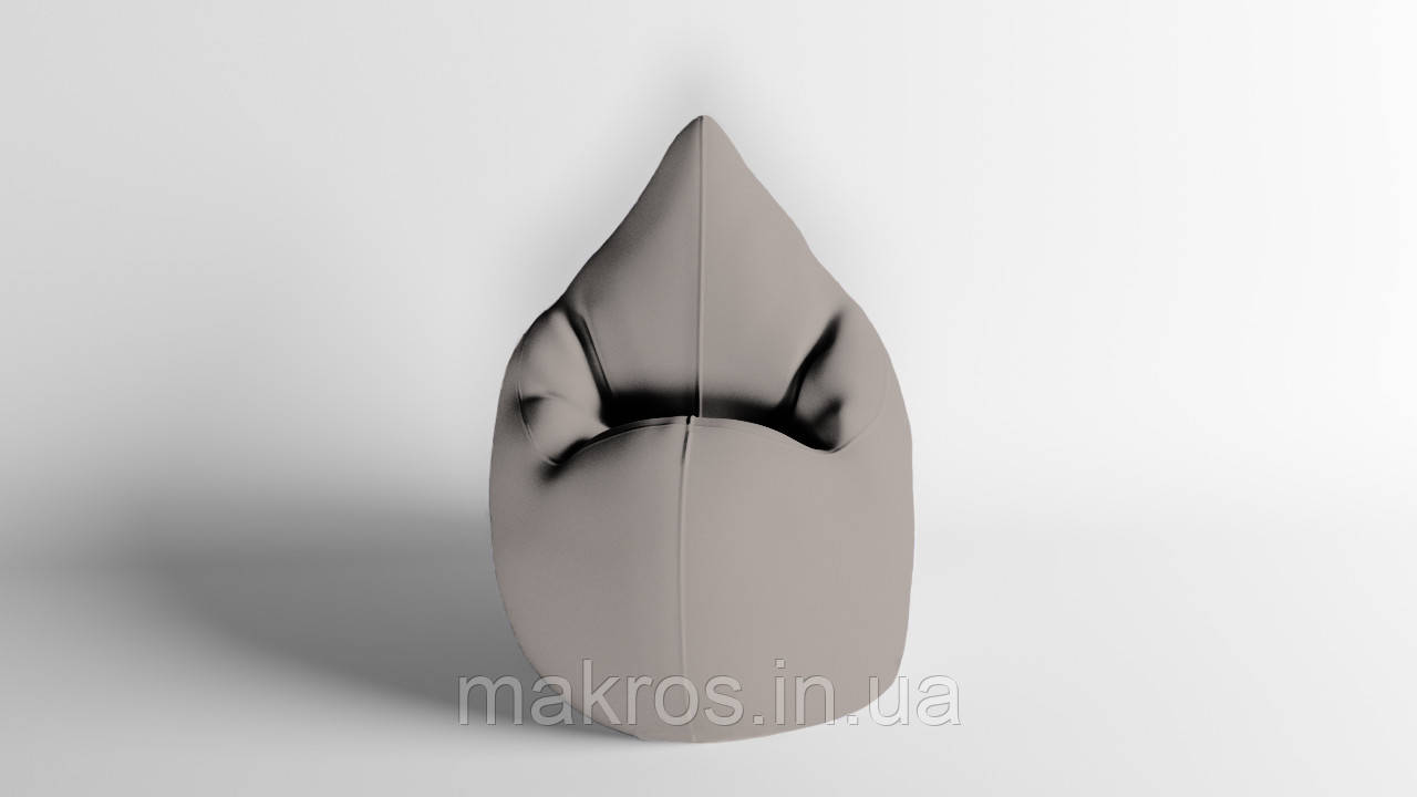 Крісло - мішок SkyPuff Краплинка 120х80 Оксфорд 600D.PU.WR 363 Біжевий, фото 1