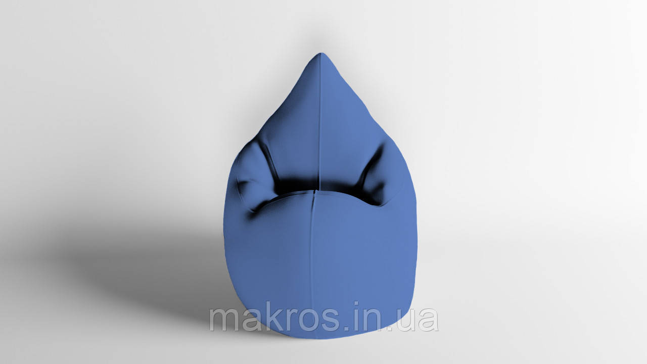 Крісло - мішок SkyPuff Краплинка 120х80 Оксфорд 600D.PU.WR 561 Небесний, фото 1