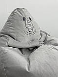 Крісло - мішок SkyPuff груша Ждун , L - 120х90 Florida Silver, фото 5