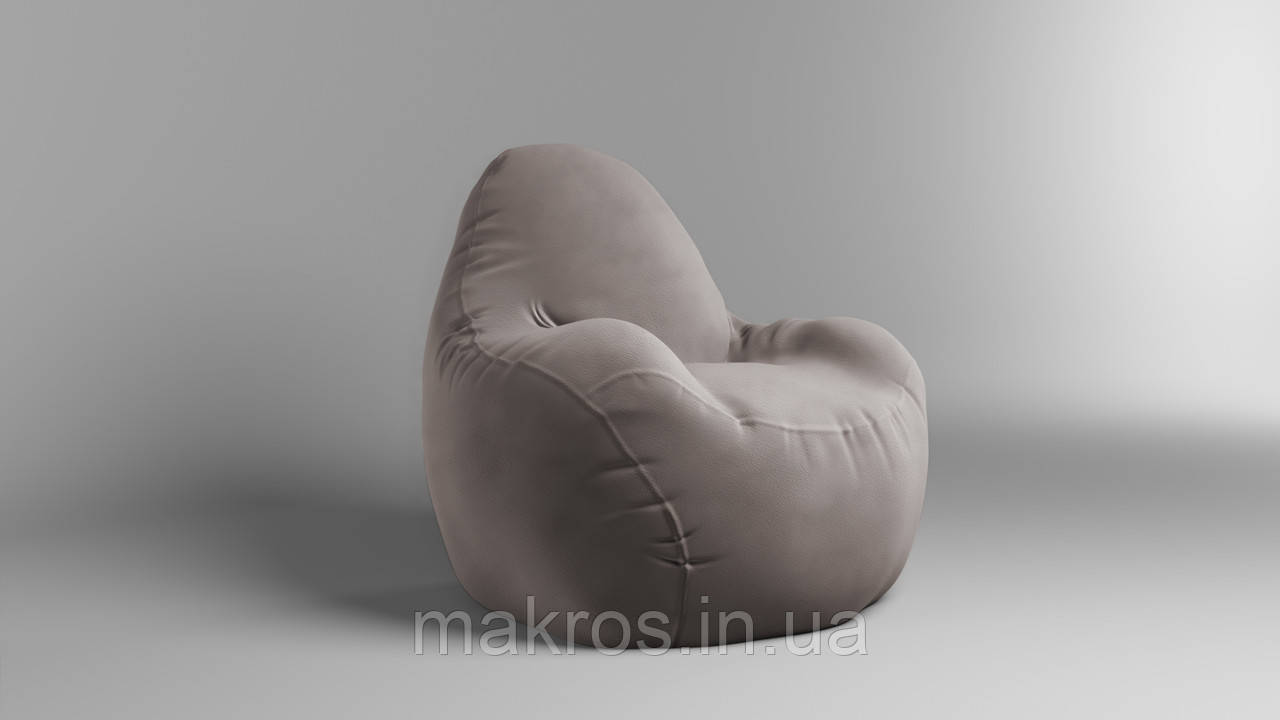 Крісло - мішок SkyPuff Relax 100 см Велюр Allure Beige