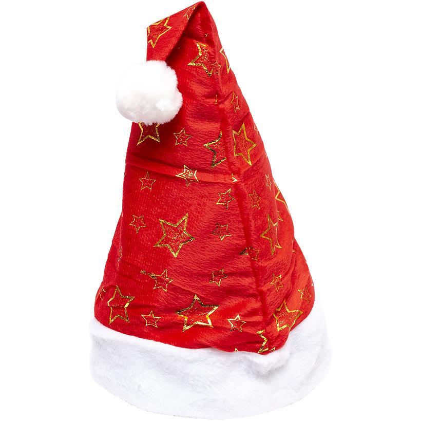 Шапка Діда Мороза в зірочку, фото 1