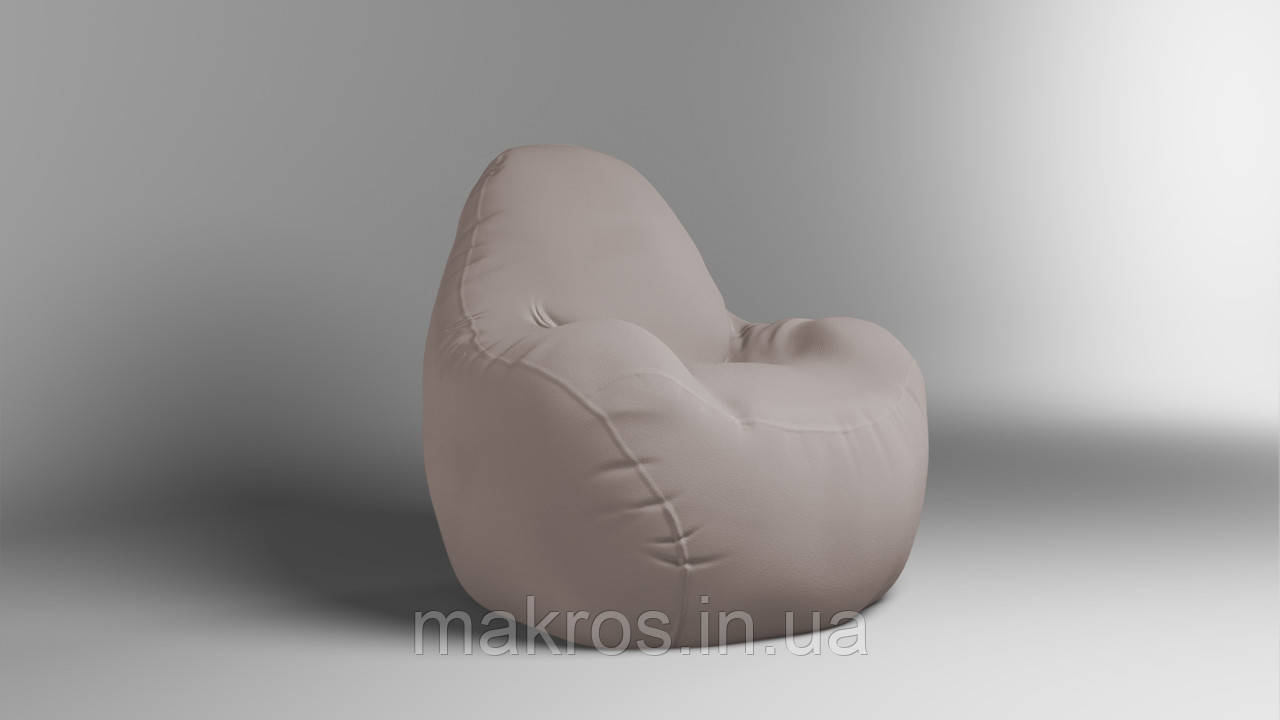 Крісло - мішок SkyPuff Relax 100 см Велюр Victory Beige