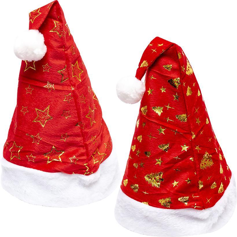Шапка Деда Мороза. Новогодние  шапки санта клауса, фото 1