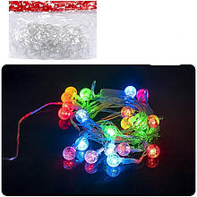 Гирлянда електрична LED 20шт. 3,5м. Кульки об'ємні мультиколір RJ-16