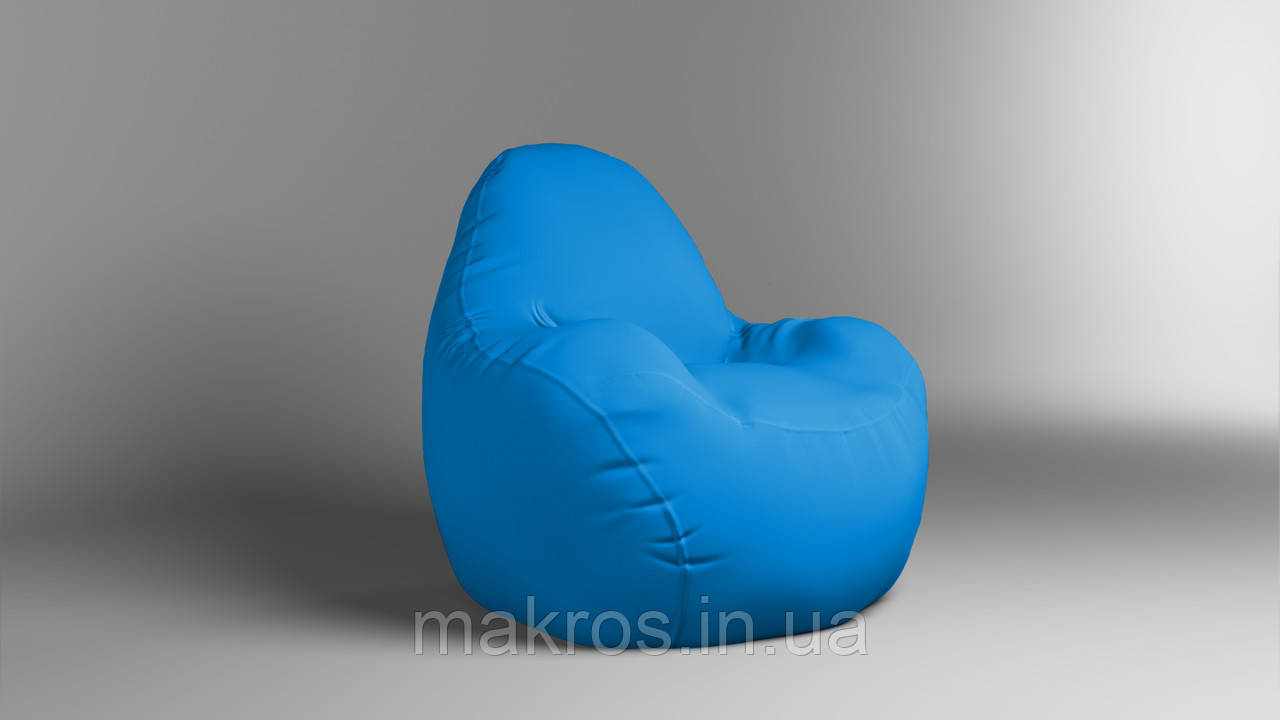 Крісло - мішок SkyPuff Relax 100 см Оксфорд 600D.PU.WR 216 Бірюзовий, фото 1