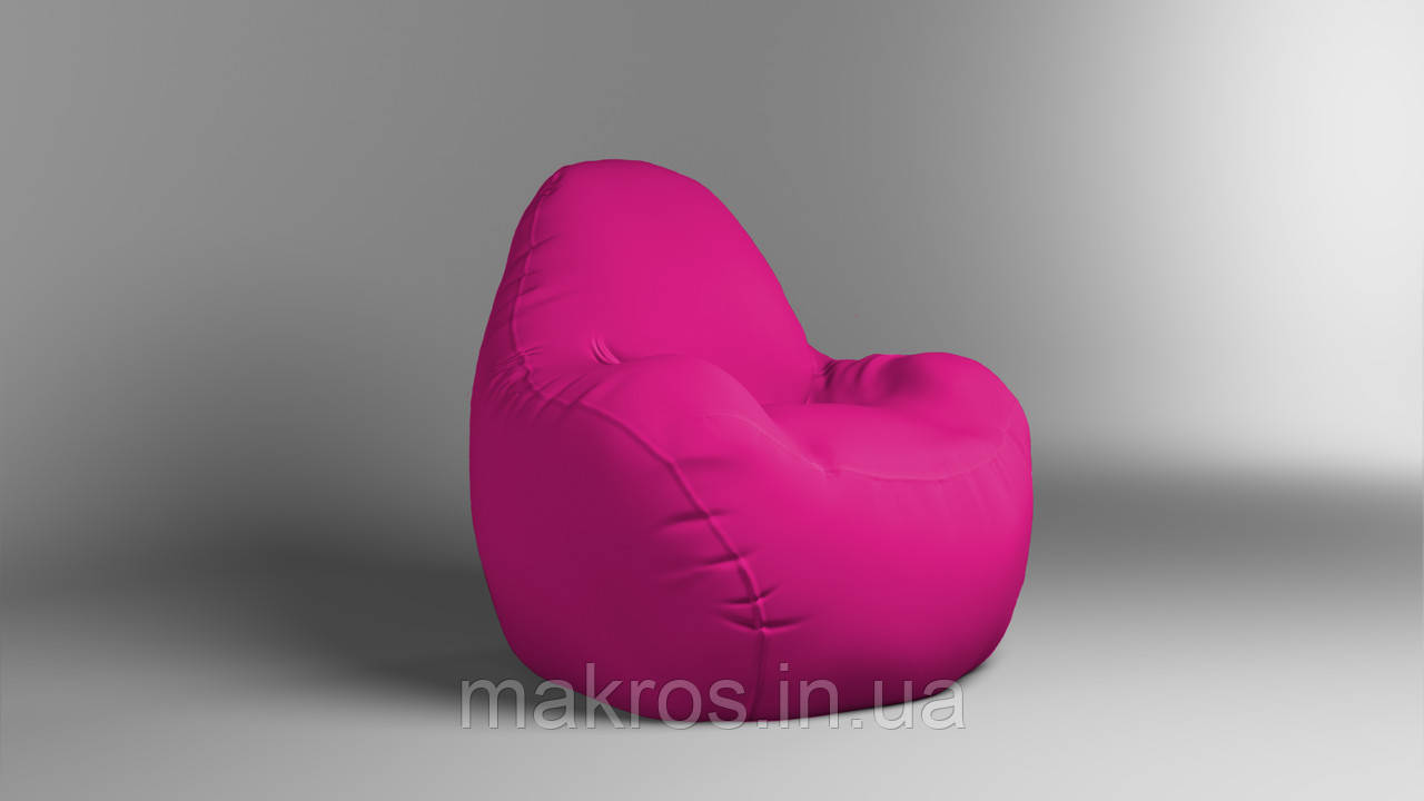 Крісло - мішок SkyPuff Relax 100 см Оксфорд 600D.PU.WR 579 Малиновий, фото 1
