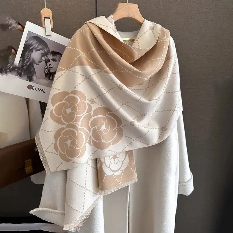 Кашеміровий шарф Cashmere 102012