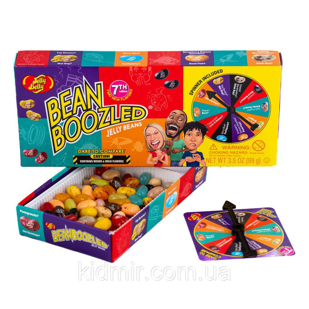 Jelly Belly Bean Boozled 7 серія Цукерки Джеллі Беллі Боби Гаррі Поттера і Рулетка 99 грм, фото 1