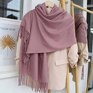 Кашеміровий однотонний шарф 104002