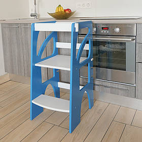 Вежа помічник Монтессорі зростаюча ChildWood - Tower Блакитна+Біла