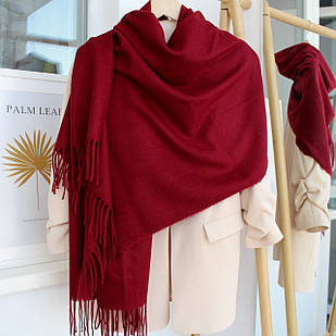 Кашеміровий однотонний шарф 104017