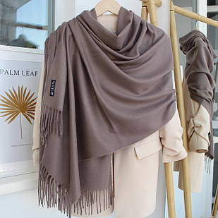 Кашеміровий однотонний шарф 104021