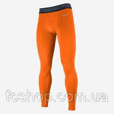 Термобілизна штани Nike GFA M NP HPRCL TGHT PR жовтогарячі 927208-837, Жовтогарячий, Розмір (EU) — L