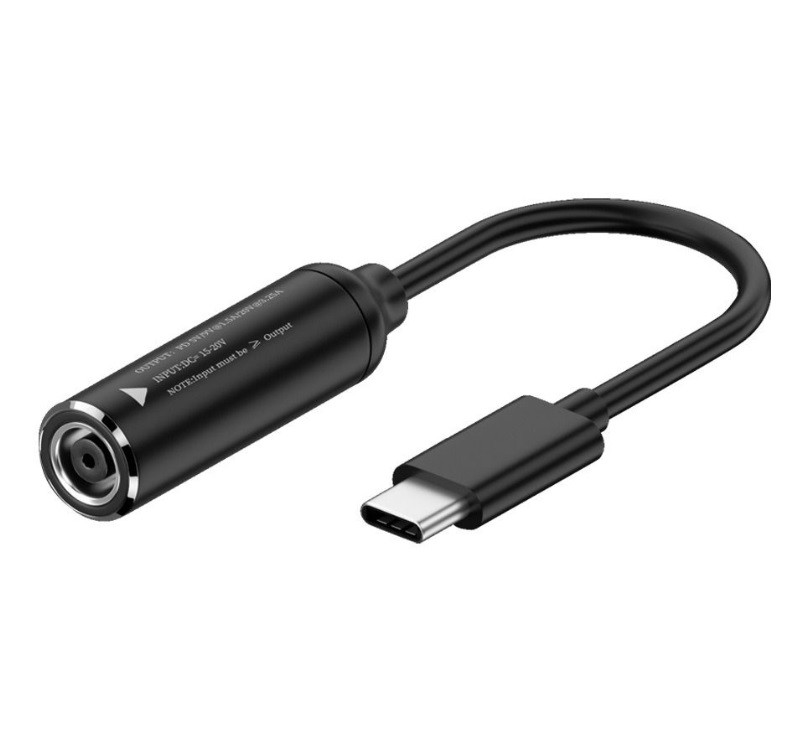 DC 7.9×5.0 на Type-C 140W перехідник перетворювач живлення для заряджання ноутбука від повербанка блока живлення