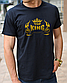 Спортивні чоловічі футболки для боксу,футболка принт Король боксу, футболки боксери розмір S, фото 3