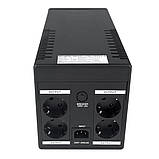 Лінійно-інтерактивне джерело безперебійного живлення LPM-1100VA-P (770Вт), фото 4