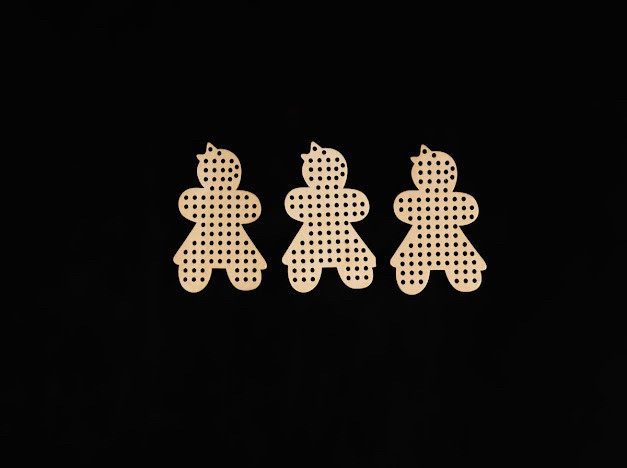 Дерев'яні заготовки для творчості. 50х32мм, фото 1