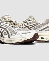 Чоловічі кросівки Asics Gel Venture 6 Beige Взуття Асикс Гель Вентуре 6 бежеві шкіра текстиль демісезон, фото 6