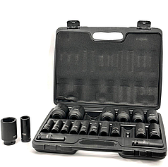 Набір головок до гайковерта, 20 ударних головок 1/2" / 10-38 мм / в кейсі TIREX