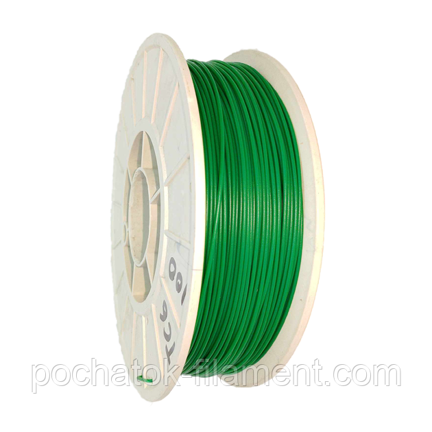 PETG філамент нитка пластик для 3D принтера Pochatok Filament 1,75 мм Зелений 3кг, фото 1
