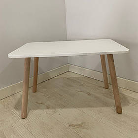 Стіл дитячий прямокутний ChildWood білий Kids Dream (Фанера)